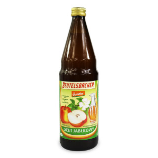 Ocet Jabłkowy Niefiltrowany Demeter BIO 5% 750 ml - Beutelsbacher - Ek