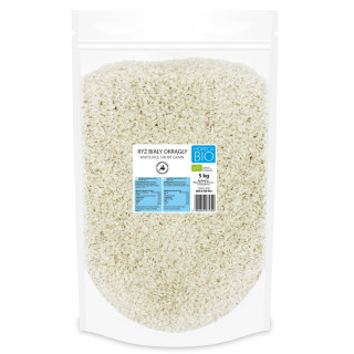 Ryż Biały Okrągły BIO 5 kg Horeca Wegański Bezglutenowy - Bio Planet -