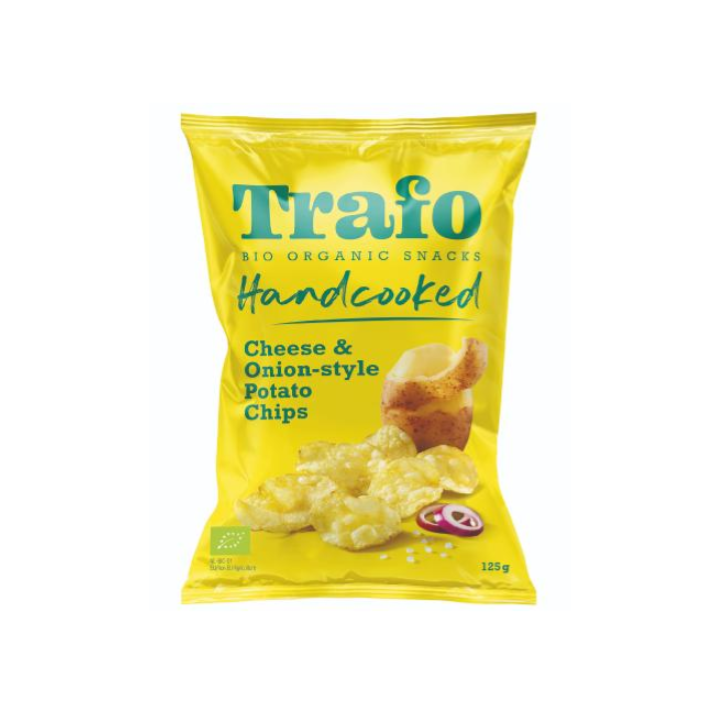 Chipsy Ziemniaczane Serowo-Cebulowe Wegańskie BIO 125 g - Trafo - Ekoc