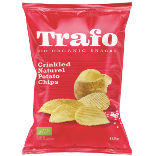 Chipsy Ziemniaczane Karbowane Solone BIO 125 g - Trafo - Ekochatka