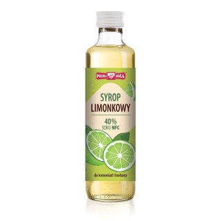 Syrop Limonkowy Bezglutenowy Wegański 250 ml - Polska Róża - Ekochatka