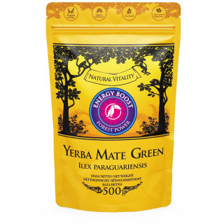 Yerba Mate Energy Boost Wegańska z Owocami 500 g - Yerba Mate Green - 