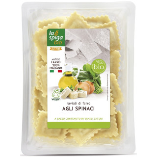 Ravioli Świeże z Tofu i Szpinakiem BIO Wegańskie 250 g - La Spiga - Ek
