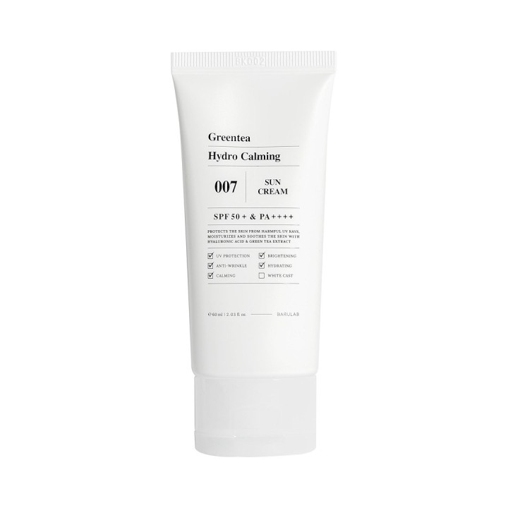 Krem Przeciwsłoneczny Koreański z Zieloną Herbatą SPF 50+ Wegański 60 