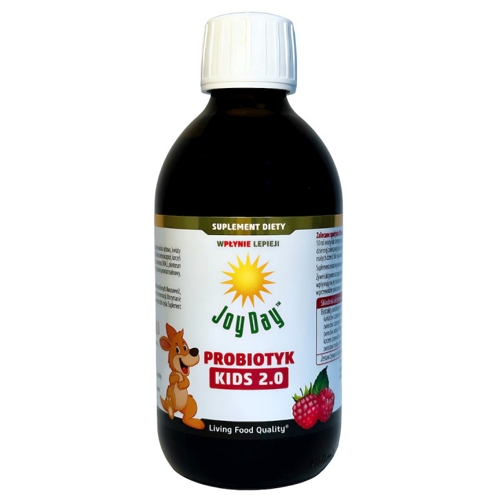 Probiotyk Dla Dzieci Malinowy Bezglutenowy BIO 300 ml - Joy Day - Ekoc