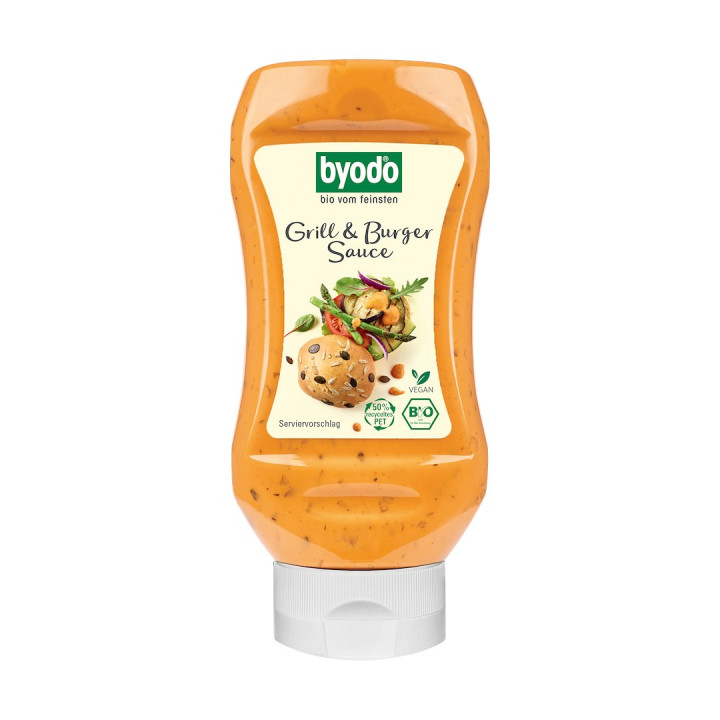 Sos Grill & Burger Bezglutenowy BIO 300 ml - Byodo - Ekochatka