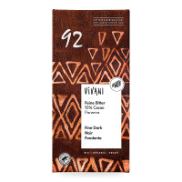 Czekolada Gorzka 92% BIO Wegańska 80 g - Vivani