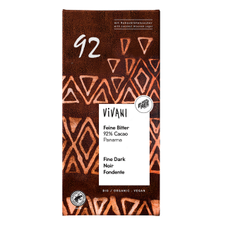 Czekolada Gorzka 92% BIO Wegańska 80 g - Vivani - Ekochatka