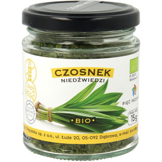 Czosnek Niedźwiedzi Suszone Liście BIO Bezglutenowy 15 g - Pięć Przemi