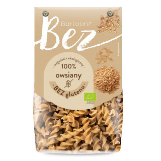 Makaron Owsiany Świderki Bezglutenowy BIO 250 g - Bartolini - Ekochatk