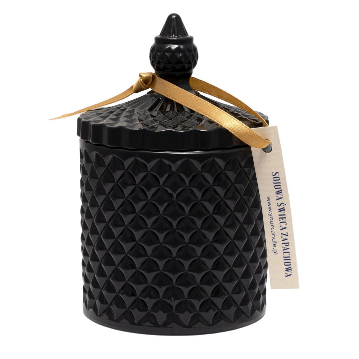 Świeca Sojowa Zapachowa Złoty Bursztyn Wegańska 250 ml - Your Candle -