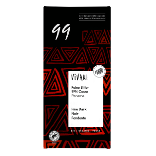 Czekolada Gorzka 99% BIO Wegańska 80 g - Vivani - Ekochatka