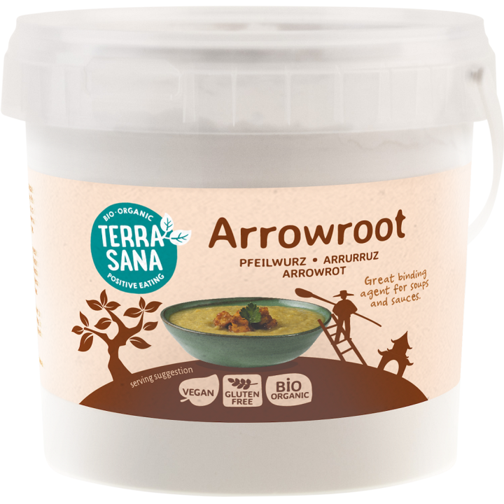 Skrobia Maranta Bezglutenowa BIO Zagęstnik 800 g - Terrasana - Ekochat