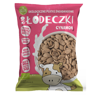Płatki Jaglano-Owsiane z Cynamonem BIO bez Cukru 260 g - Helpa - Ekoch