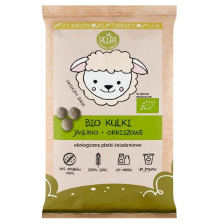 Kulki Jaglano-Orkiszowe Bez Dodatku Cukrów BIO 160 g - Helpa - Ekochat