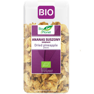 Ananas Suszony Kawałki BIO 100% Naturalny 100 g - BIO Planet - Ekochat