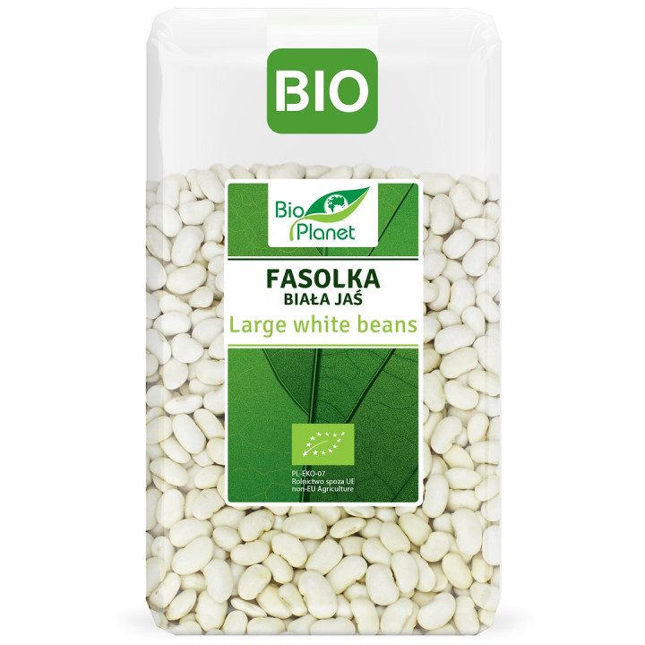 Fasolka Biała Jaś BIO 1 kg - Bio Planet - Ekochatka
