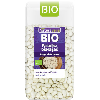 Fasolka Biała Jaś BIO 400 g - Naturavena - Ekochatka