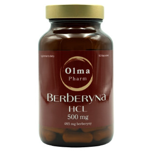 Berberyna HCl 500 mg Wegańskie Kapsułki 60 szt - Olma Pharm - Ekochatk