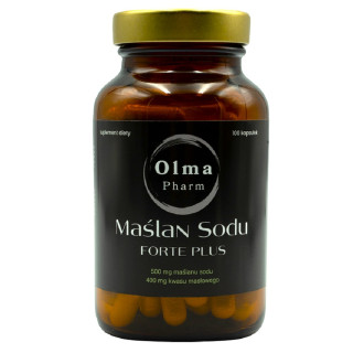 Maślan Sodu Forte Plus Wegański 100 kapsułek - Olma Pharm - Ekochatka