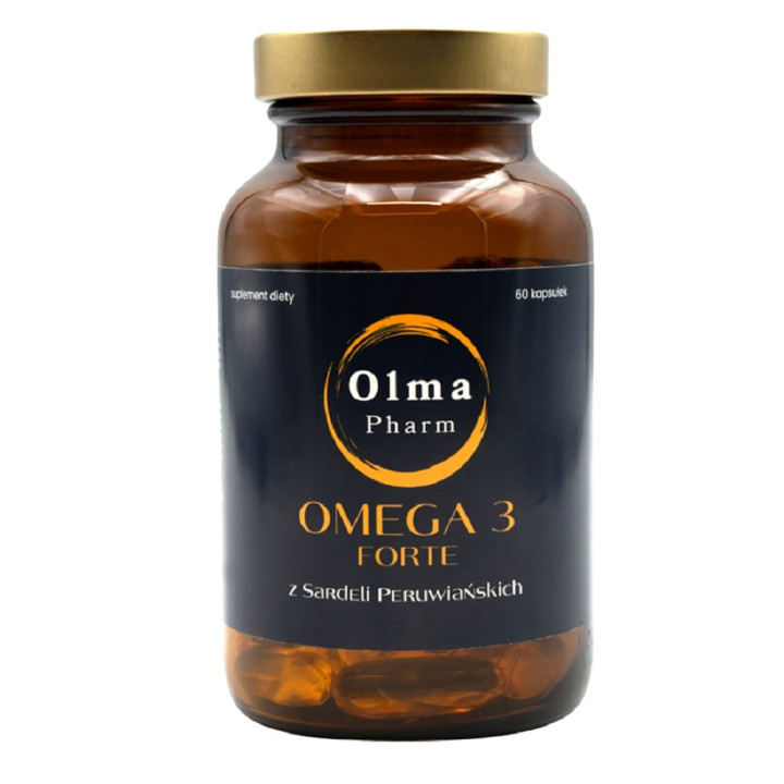Omega-3 Forte Kwasy Tłuszczowe 60 Kapsułek - Olma Pharm - Ekochatka