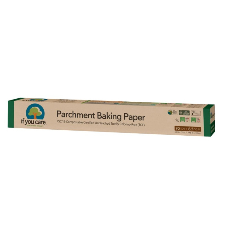 Papier do Pieczenia Kompostowalny Niebielony Wegański 19,80 m - If You
