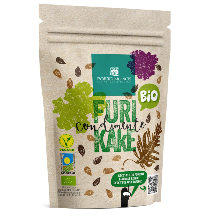 Furikake Mieszanka Sezamu i Alg Morskich BIO 100 g - Porto Muinos - Ek