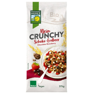 Crunchy Czekoladowo-Truskawkowe Musli BIO 375 g - Bohlsener Muehle - E