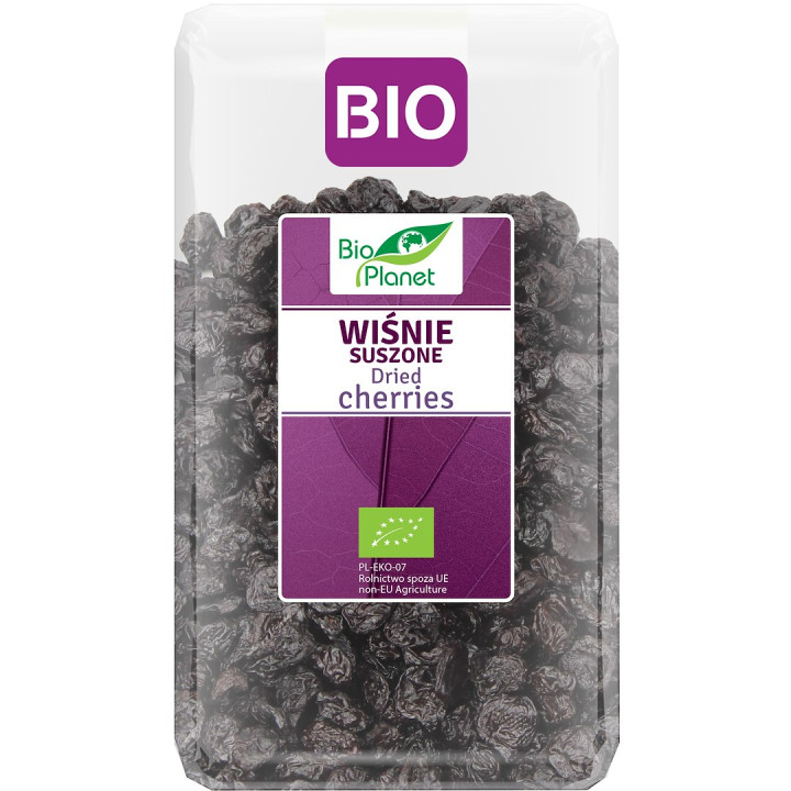 Wiśnie Suszone BIO 1 kg - BIO Planet - Ekochatka