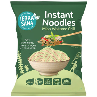 Zupa Błyskawiczna z Makaronem Miso Wakame i Chili Bezglutenowa BIO 90 