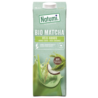 Napój Ryżowo - Kokosowy z Matchą bez Dodatku | NATUMI - Ekochatka