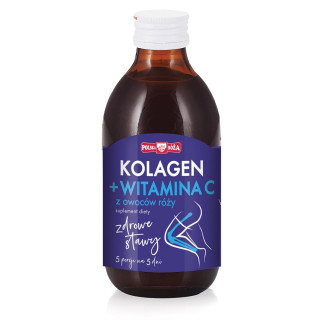 Kolagen + Witamina C z Owoców Róży Bez Cukru 250 ml - Polska Róża - Ek