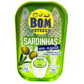 Sardynki Portugalskie w Oliwie z Oliwek 120 g - Bom Petisco