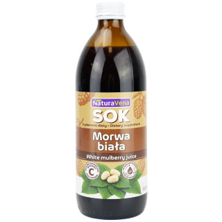 Sok z Morwy Białej Wegański Bez Cukru 500 ml - Naturavena - Ekochatka