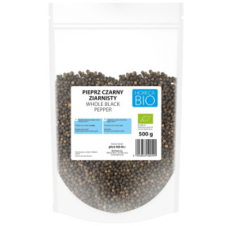 Pieprz Czarny Ziarnisty BIO 500 g - HORECA BIO - Ekochatka