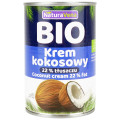 Krem Kokosowy 22% Tłuszczu BIO Wegański 400 ml - Naturavena