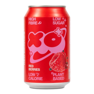 Napój o Smaku Czerwonych Owoców Wegański 330 ml - SIP - Ekochatka
