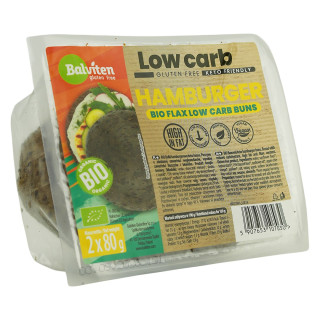 Bułki Hamburgerowe Lniane Keto Bezglutenowe BIO 160g - Balviten - Ekoc