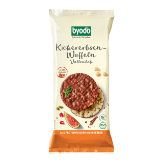 Wafle z Ciecierzycy z Mleczną Czekoladą | BYODO - Ekochatka