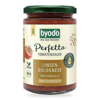 Sos Pomidorowy Boloński z Soczewicą Wegański BIO 340 ml - Byodo