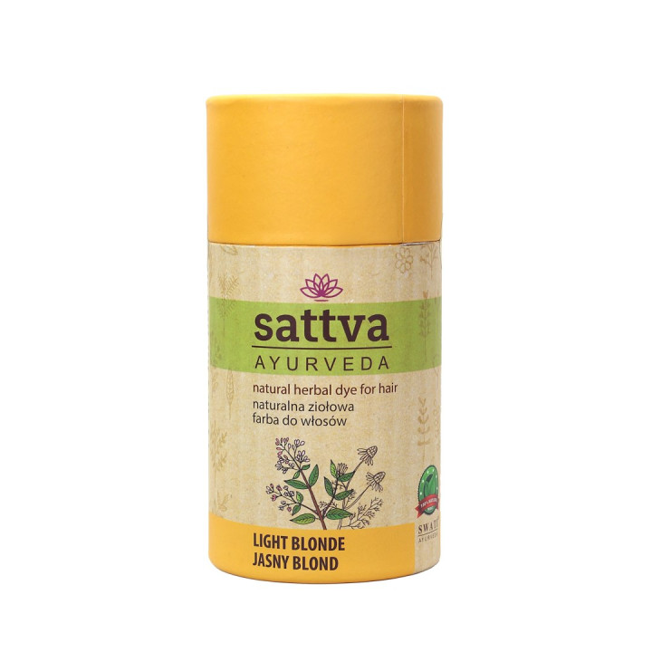 Henna Jasny Blond Ajurwedyjska Naturalna Wegańska ECO 150 g - Sattva -