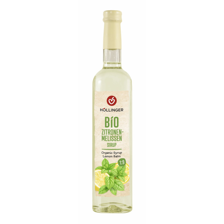 Syrop o Smaku Cytryny z Melisą BIO 500 ml - Hollinger - Ekochatka
