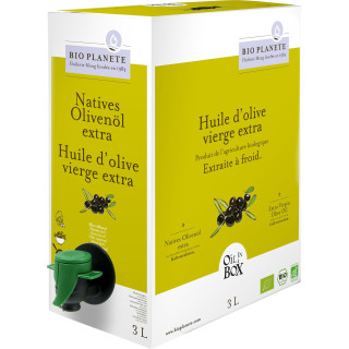 Oliwa z Oliwek Extra Virgin BIO 3 l Oil in Box - BIO Planete - Ekochat