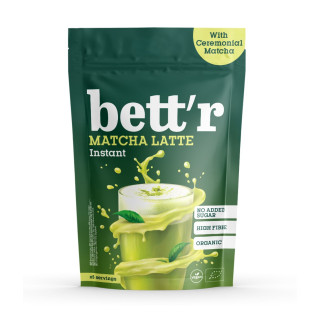 Matcha Latte bez Dodatku Cukrów BIO 200 g - Bett'r - Ekochatka
