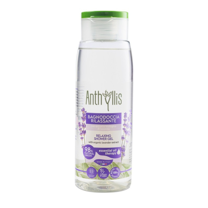Żel Pod Prysznic Relaksujący Lawenda Aloes ECO Wegański 300 ml - Anthy