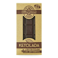 Czekolada Gorzka 60% Bez Cukru Wegańska Ketolada 100 g - Naturavena