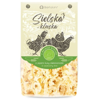 Makaron Sielska Kluska z Jajami Kur Zielononóżek BIO 250 g - Bartolini