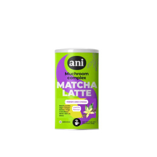 Matcha Latte Mushroom Complex Waniliowy Wegański 200 g - ANI - Ekochat