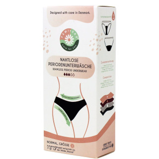 Majtki Menstruacyjne Bezszwowe Wegańskie Rozmiar S 70 g - Femi.eko - E