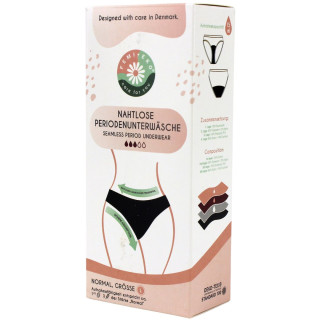 Majtki Menstruacyjne Bezszwowe Wegańskie Rozmiar L 50 g - FEMI.EKO - E